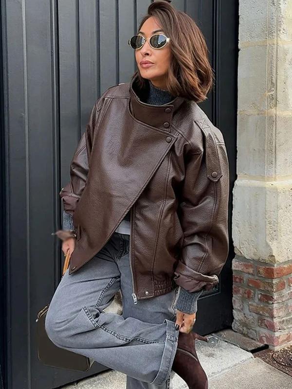 Chaqueta Leather Statement Black