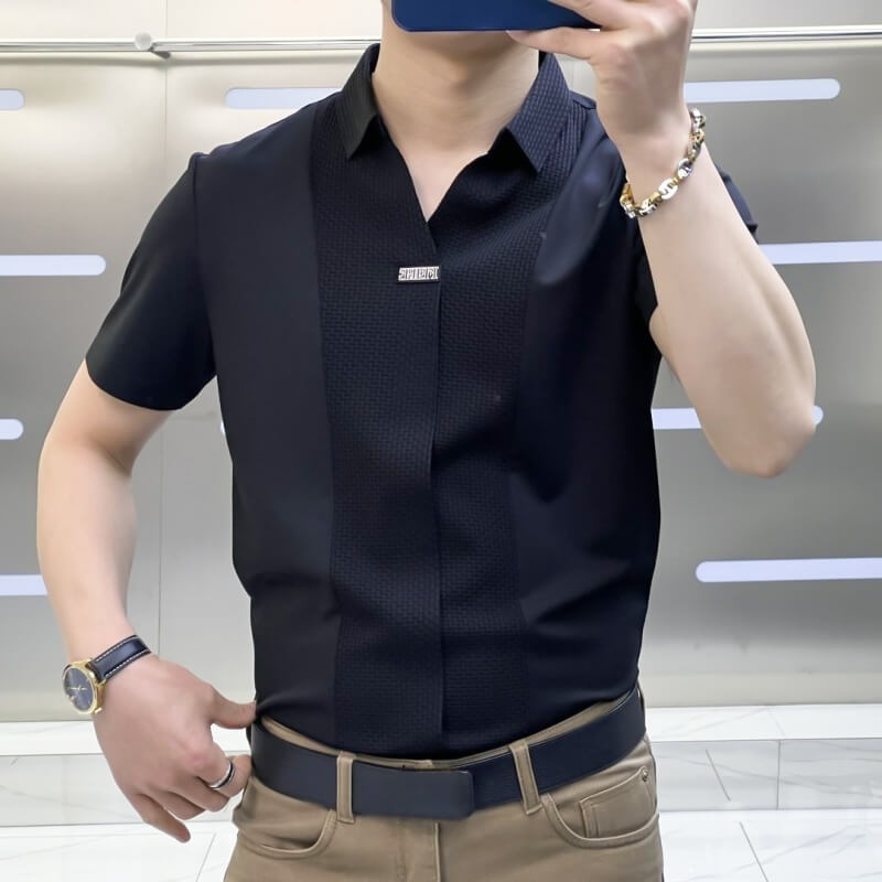 Camisa Noir Élégance