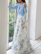 Vestido Celeste Éthereal
