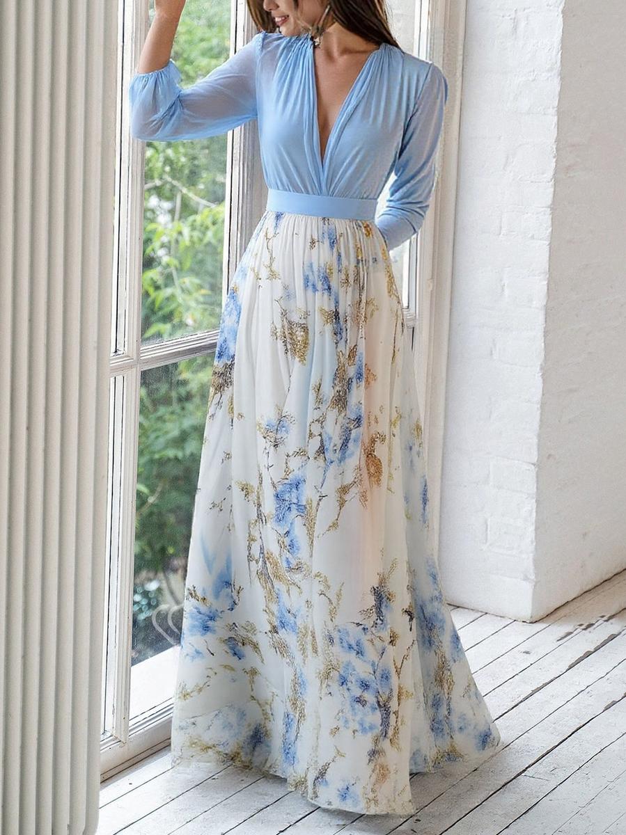 Vestido Celeste Éthereal