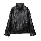 Chaqueta Leather Statement Black