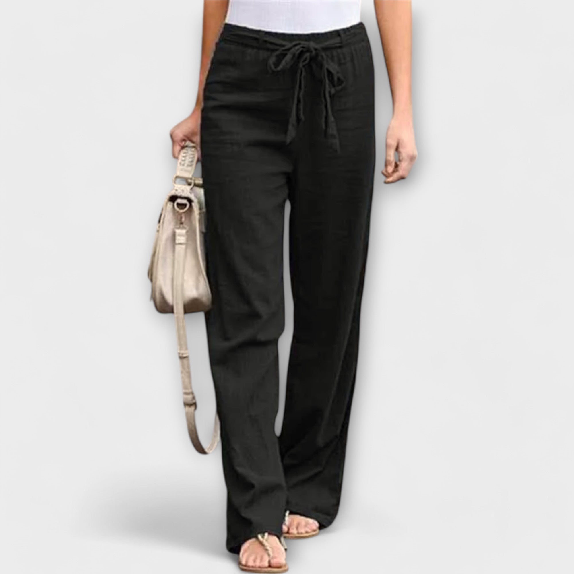 Pantalón Elena Linen Flow