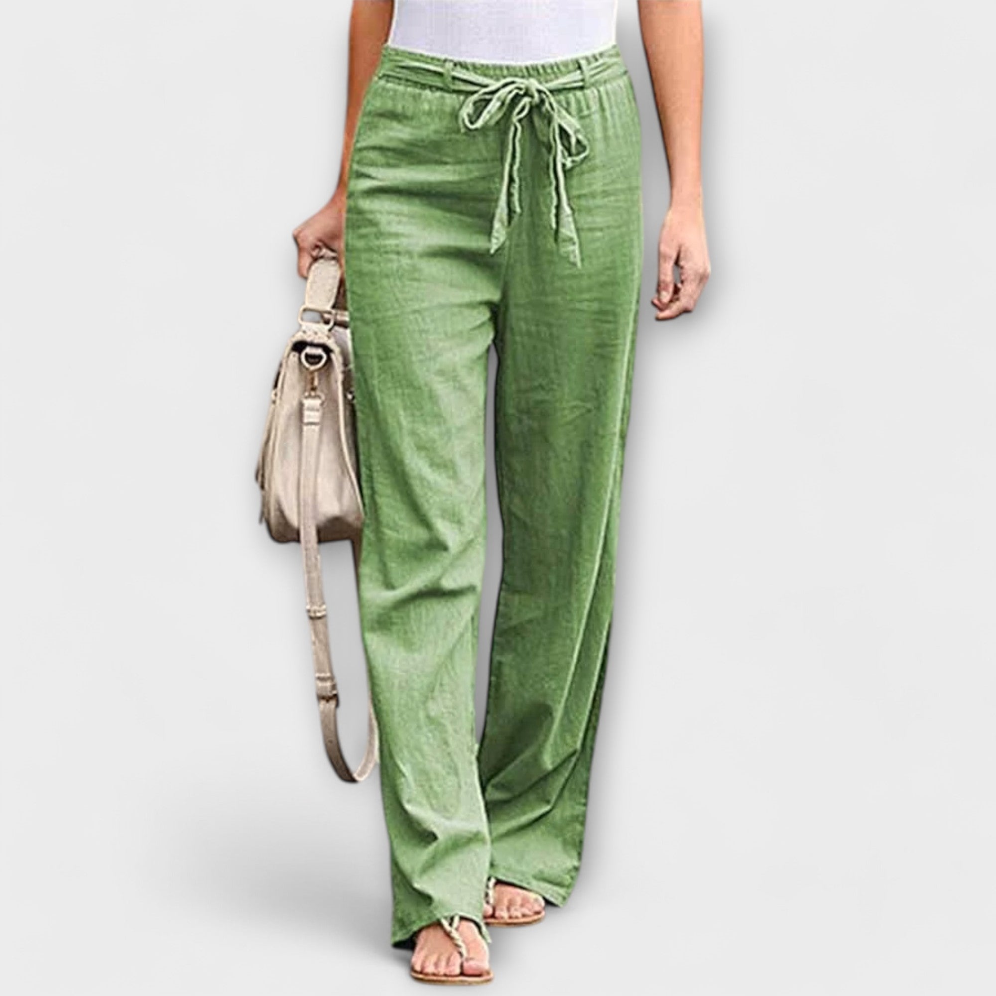 Pantalón Elena Linen Flow