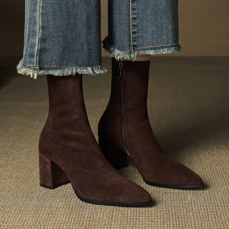 Botines Valentina Suede