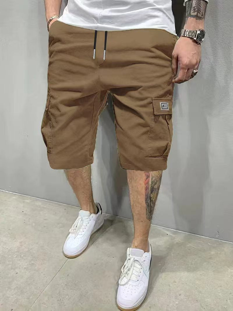 Pantalones cortos cargo para hombre