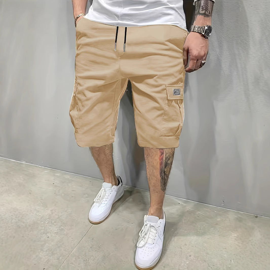 Pantalones cortos cargo para hombre