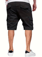 Pantalones cortos cargo para hombre