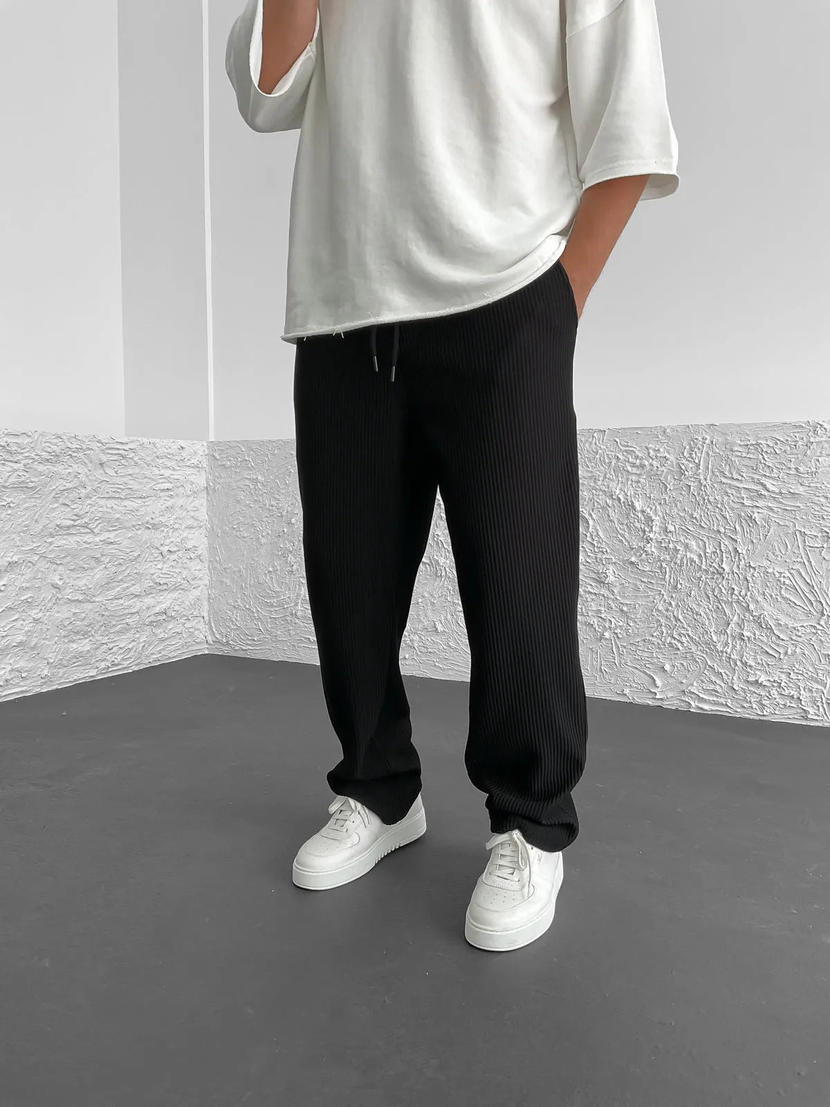 Pantalón Pleated Relax Élégance