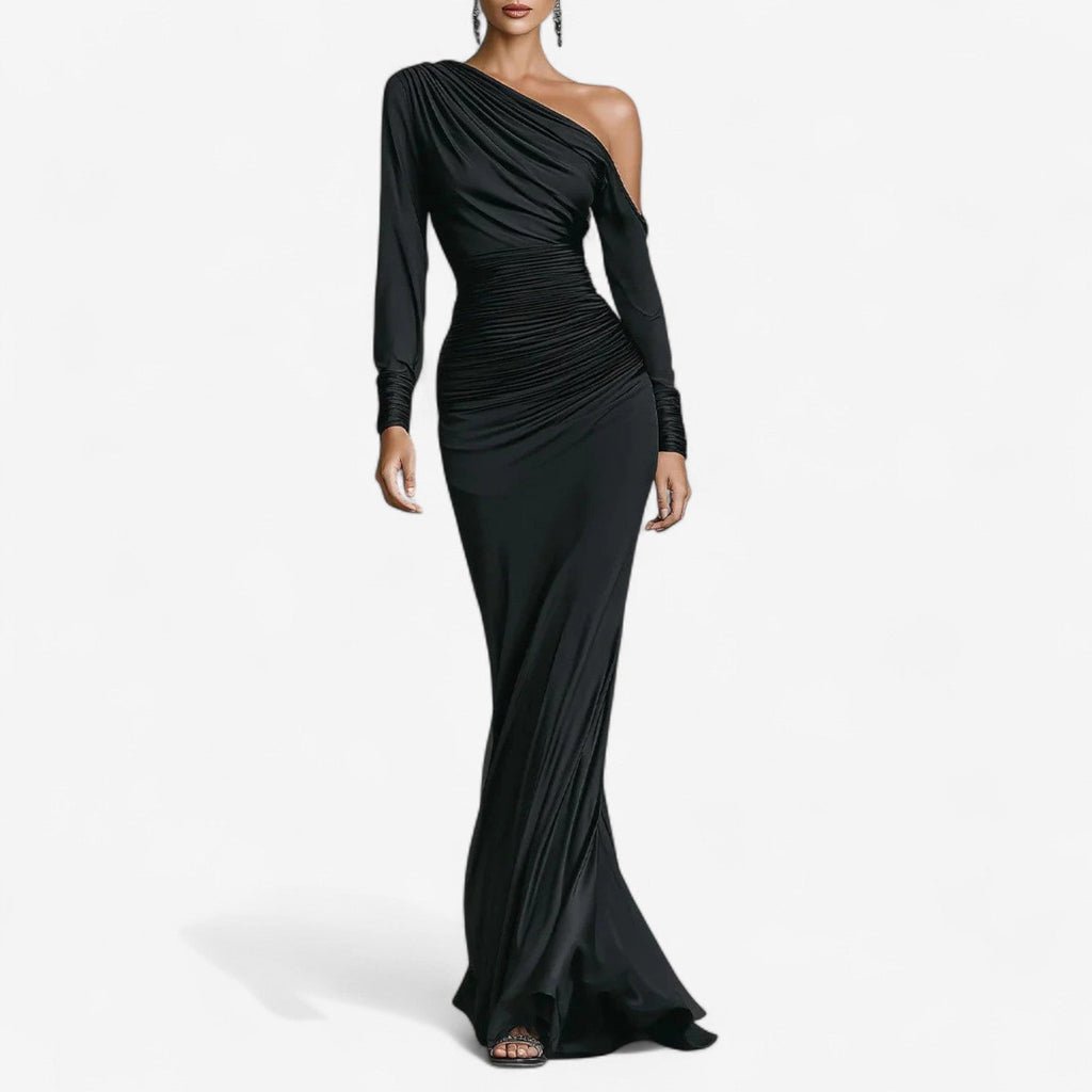 Vestido Isabella One Shoulder Elegance