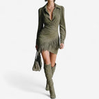 Vestido Olivia Fringe Elegance