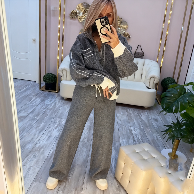 Conjunto Knit Relax Grey