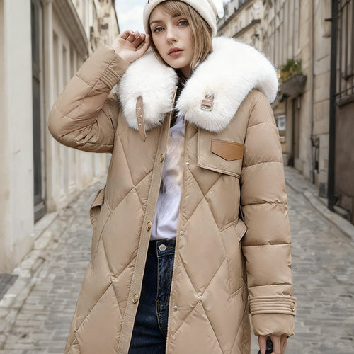 Abrigo Acolchado Luxury Cream