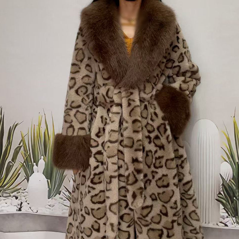 Abrigo Leopard Luxe Brown