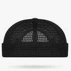 Gorra ligera de malla transpirable sin visera