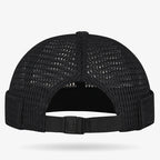 Gorra ligera de malla transpirable sin visera